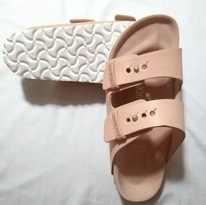 Birkenstock Arizona Powder Lux Natural Leather San